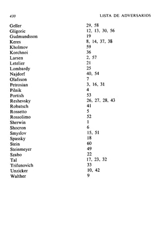 [Ajedrez][chess]fischer, bobby   mis 60 partidas memorables