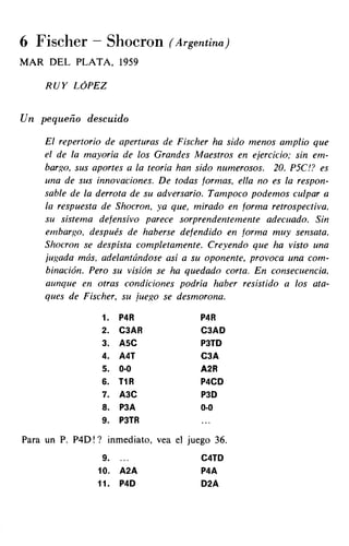 [Ajedrez][chess]fischer, bobby   mis 60 partidas memorables