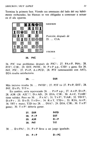[Ajedrez][chess]fischer, bobby   mis 60 partidas memorables