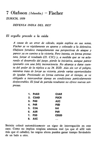 [Ajedrez][chess]fischer, bobby   mis 60 partidas memorables
