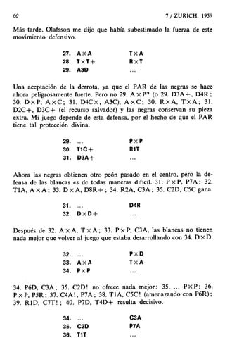 [Ajedrez][chess]fischer, bobby   mis 60 partidas memorables