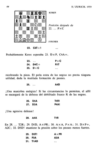 [Ajedrez][chess]fischer, bobby   mis 60 partidas memorables