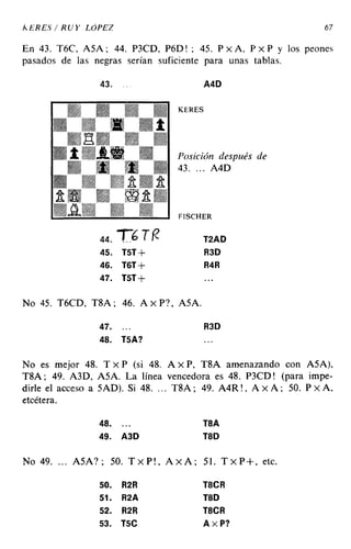 [Ajedrez][chess]fischer, bobby   mis 60 partidas memorables