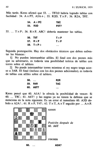 [Ajedrez][chess]fischer, bobby   mis 60 partidas memorables