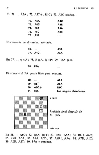 [Ajedrez][chess]fischer, bobby   mis 60 partidas memorables