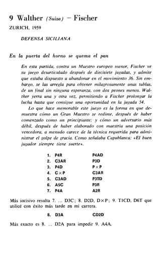 [Ajedrez][chess]fischer, bobby   mis 60 partidas memorables