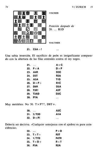 [Ajedrez][chess]fischer, bobby   mis 60 partidas memorables
