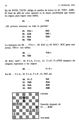 [Ajedrez][chess]fischer, bobby   mis 60 partidas memorables