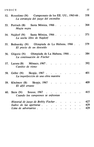 [Ajedrez][chess]fischer, bobby   mis 60 partidas memorables