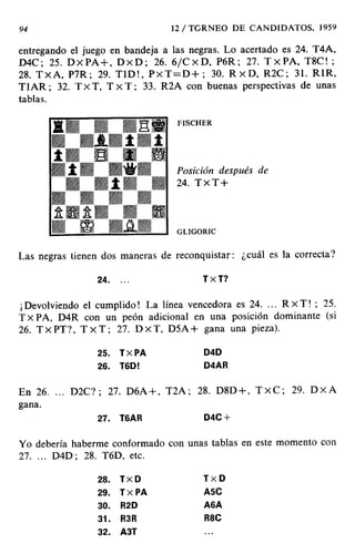 [Ajedrez][chess]fischer, bobby   mis 60 partidas memorables