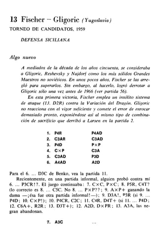 [Ajedrez][chess]fischer, bobby   mis 60 partidas memorables