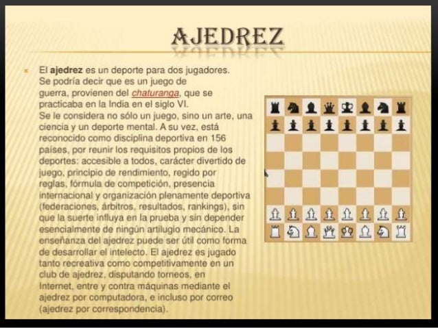 Ajedrez diapositivas