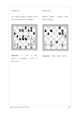 Ajedrez para enseñanza primaria | PDF