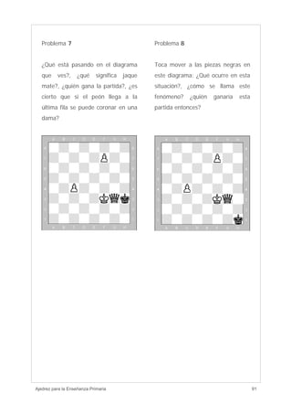 Ajedrez para enseñanza primaria | PDF