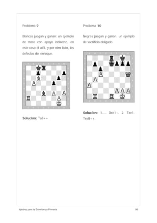 Ajedrez para enseñanza primaria | PDF