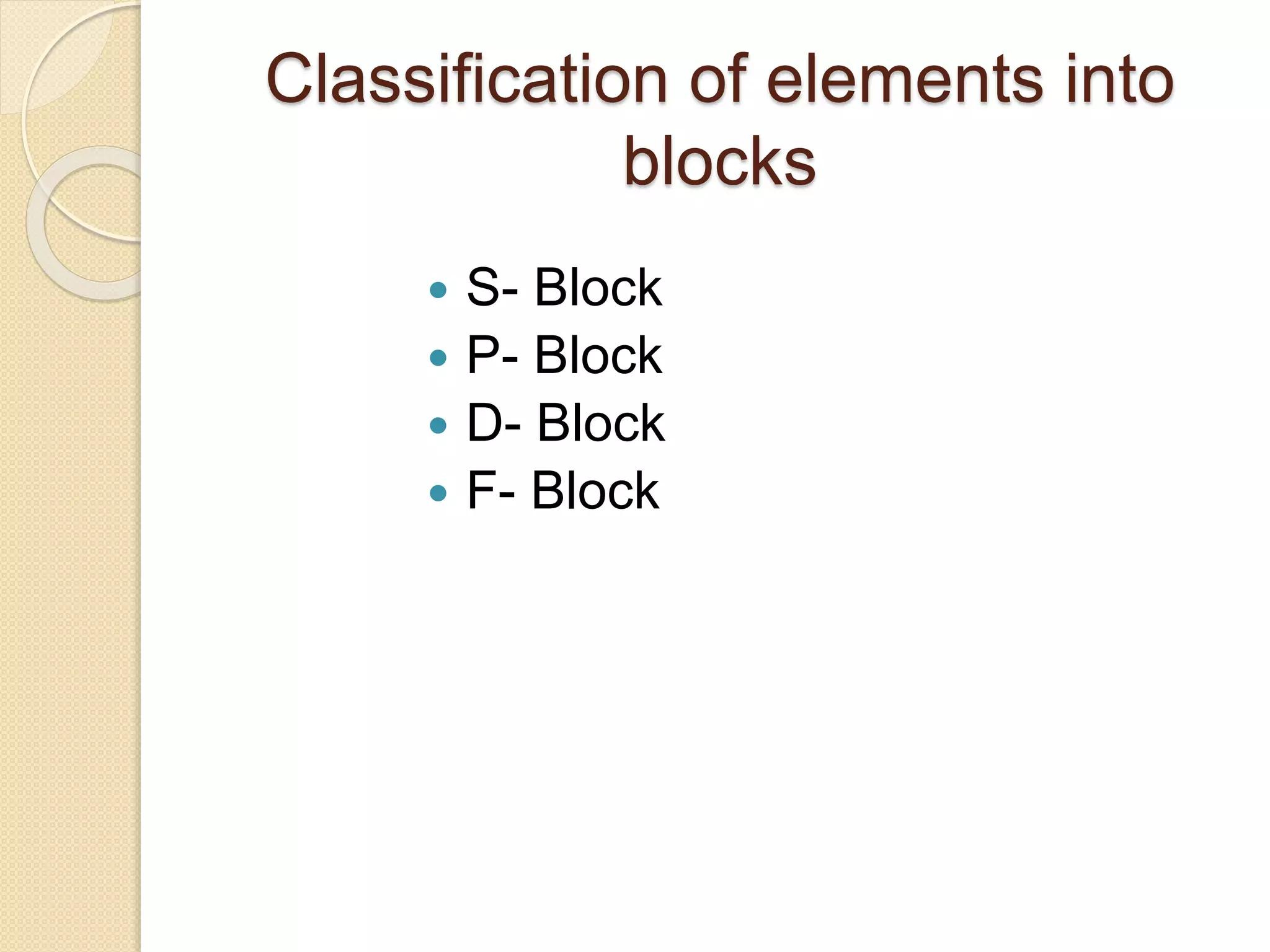 PERIODIC CLASSIFICATION OF ELEMENTS | PPT