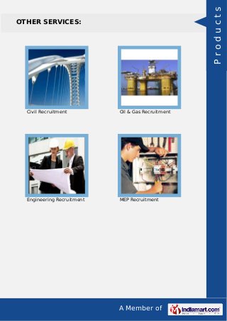 A Member of
OTHER SERVICES:
Civil Recruitment Oil & Gas Recruitment
Engineering Recruitment MEP Recruitment
Products
 