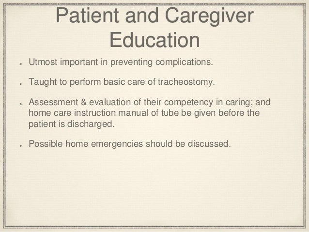 Home Care Of Tracheostomy
