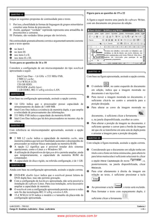 DQRV FXPXODGD RX QmR FRP PXOWD                           GRUD SRGHUi GHWHUPLQDU GLOLJrQFLDV
    II. $ FRPSHWrQFLD GR -XL]DGR VHUi GHWHUPLQDGD                e) 'D UHYLVmR GR SURFHVVR SRGHUi UHVXOWDU DJUDYD
         SHOR OXJDU HP TXH IRL SUDWLFDGD D LQIUDomR SHQDO          mento de penalidade.
    III. $ FRPSRVLomR GRV GDQRV FLYLV VHUi UHGX]LGD          53. 'R UHJLPH GLVFLSOLQDU FRQIRUPH D /HL 
         D HVFULWR H KRPRORJDGD SHOR -XL] PHGLDQWH              assinale a alternativa correta.
         VHQWHQoD UHFRUUtYHO WHUi H¿FiFLD GH WtWXOR D VHU
         H[HFXWDGR QR MXt]R FLYLO FRPSHWHQWH                    a) $ DFXPXODomR GH FDUJRV DLQGD TXH OtFLWD ¿FD
    ,9 +DYHQGR UHSUHVHQWDomR RX WUDWDQGRVH GH                     condicionada à comprovação da compatibilida
         FULPH GH DomR SHQDO S~EOLFD LQFRQGLFLRQDGD                GH GH KRUiULRV
         QmR VHQGR FDVR GH DUTXLYDPHQWR R 0LQLVWpULR            b) O servidor responde somente administrativa
         3~EOLFR SRGHUi SURSRU D DSOLFDomR LPHGLDWD GH
                                                                    mente pelo exercício irregular de suas atribui
         SHQD UHVWULWLYD GH GLUHLWRV RX PXOWDV D VHU HV
         SHFL¿FDGD QD SURSRVWD 1DV KLSyWHVHV GH VHU D              ções.
         SHQD GH PXOWD D ~QLFD DSOLFiYHO R -XL] SRGHUi          c) $V VDQo}HV FLYLV SHQDLV H DGPLQLVWUDWLYDV QmR
         UHGX]LOD DWp XP WHUoR                                    SRGHUmR FXPXODUVH VHQGR LQGHSHQGHQWHV
                                                                    entre si.
    4XDOLV 