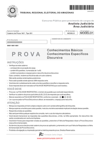 LQIRUPDo}HV OLWHUDLV H LQIHUrQFLDV SRVVtYHLV SRQWR GH YLVWD GR FDQGLGDWR
         E 