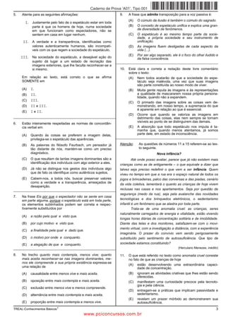 FDGD YH] PDLV OLPSDV                                           c) que WHQKDP DFHVVR D HVWH WUDEDOKR ž SDUi
         6H Ki XPD PHQVDJHP SULQFLSDO QHVWH WUDEDOKR              JUDIR 