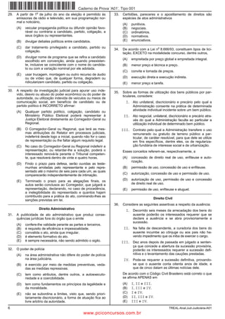 sumamos dentro do limite das nossas atividades tudo
TXH HVWHMD D QRVVR DOFDQFH SDUD TXH SRVVDPRV VXSHUDU
IRUPDV WmR DYLOWDQWHV GH PXGDQoD LOHJtWLPD GR UHVXOWDGR
dos pleitos eleitorais.
Cartilha Cidadania e Eleições SDUD XP SURFHVVR HOHL
WRUDO OLPSR H MXVWR 3XEOLFDomR GR RPLWr 1DFLRQDO GR
0RYLPHQWR GH RPEDWH j RUUXSomR (OHLWRUDO 0( 