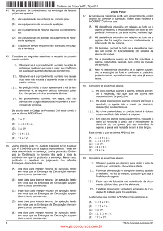 6.    $QDOLVH DV D¿UPDo}HV VREUH R HPSUHJR GDV SUH           11. $VVLQDOH D DOWHUQDWLYD HP TXH KDMD XP VLQ{QLPR
      posições no texto.                                          possível para uma das palavras do texto.

      I. (P ³SHORV SDUWLFLSDQWHV´ ž SDUiJUDIR 