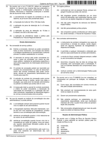 HVWDEHOHFH UHODomR GH                            14. O aviso pode ser uma comunicação

      a)   oposição.                                              I. direta.
      b)   concessão.                                             II. indireta.
      c)   conclusão.                                             III. unidirecional.
      d)   adição.                                                ,9 multidirecional.
      e)   explicação.
                                                                  4XDOLV 