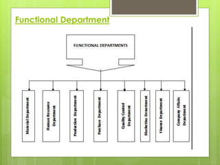 Functional Department
 