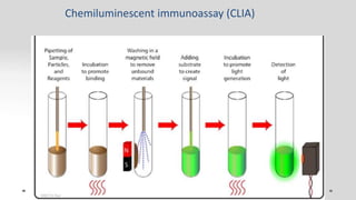 Chemiluminescent immunoassay (CLIA)
 