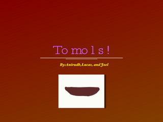Tomols! ,[object Object]