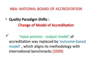 Outcome based education framework workflow | PPTX