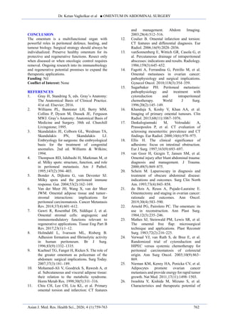 Comprehensive Review of Omentum in Abdominal Surgery: Anatomy ...
