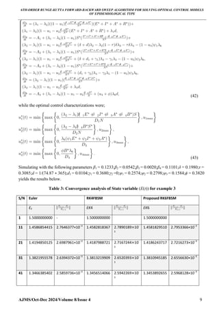 6TH-ORDER RUNGE-KUTTA FORWARD-BACKWARD SWEEP ALGORITHM FOR SOLVING ...
