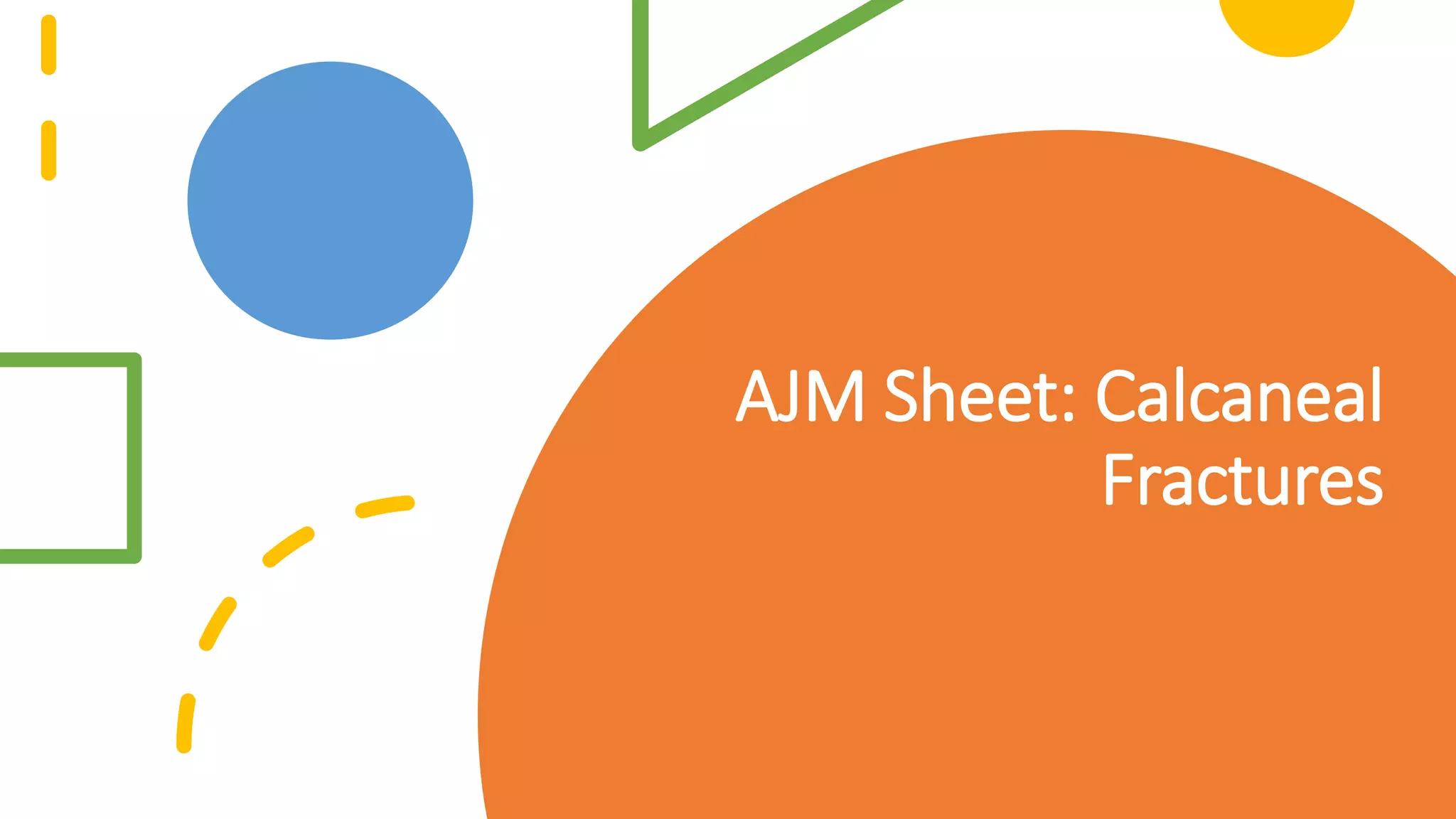 AJM SHEET CALC FRACTURE PPT