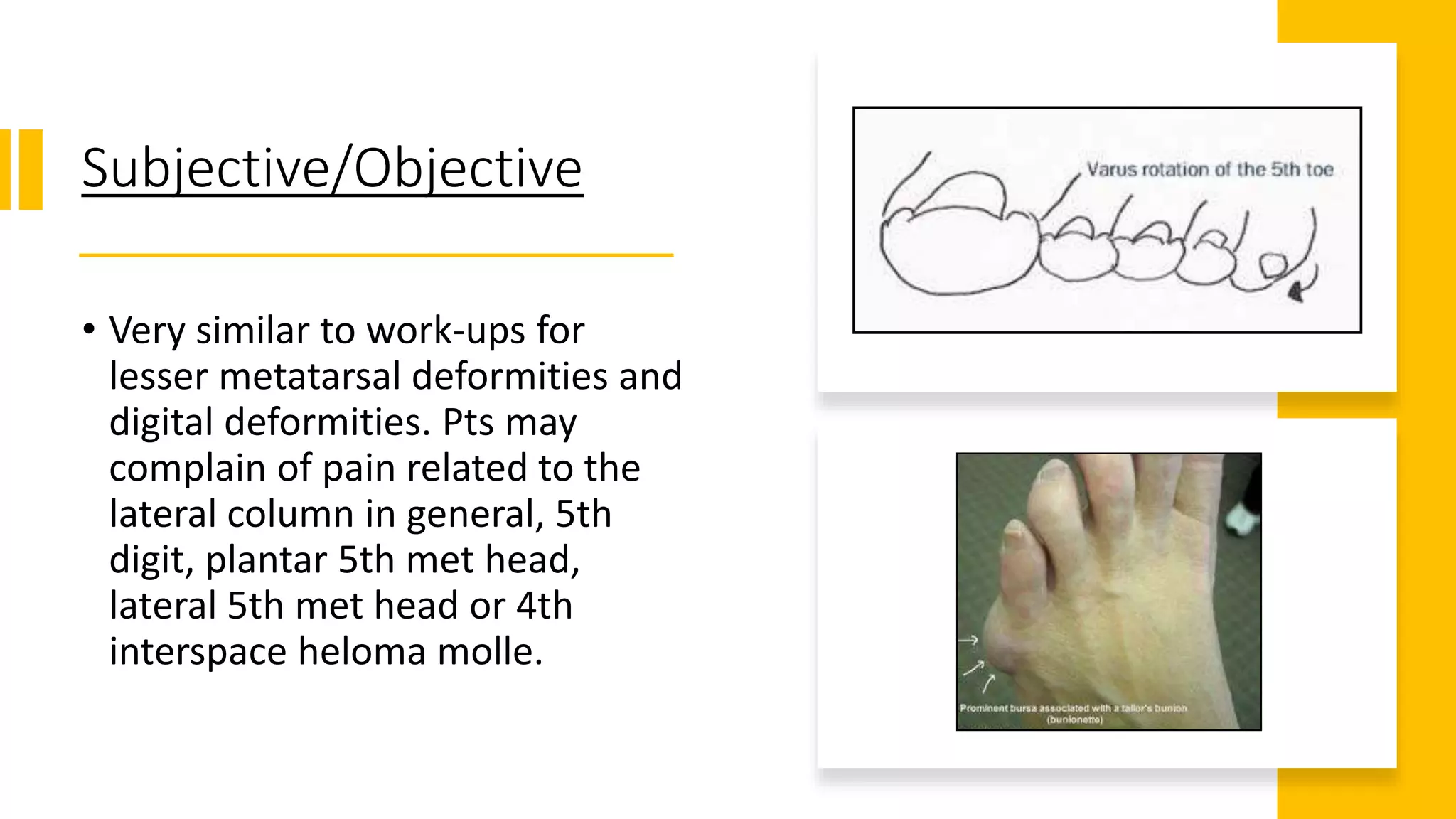 AJM Sheet: Digital Deformity Work-up | PPTX