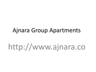 Ajnara Group Apartments
http://www.ajnara.co
 