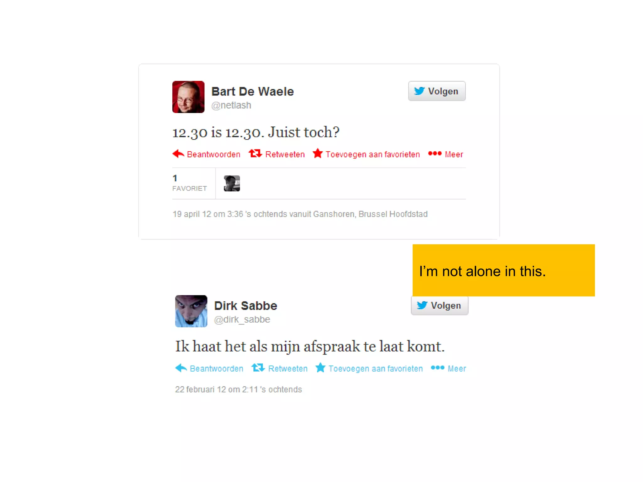 I’m not alone in this.
 