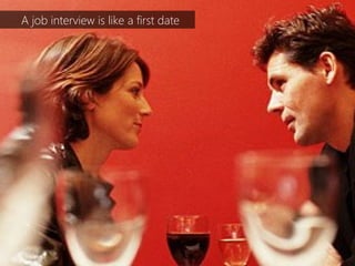 A job interview is like a first date
 