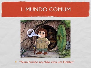 1. MUNDO COMUM




“Num buraco no chão vivia um Hobbit.”
 