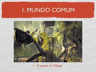 1. MUNDO COMUM




    Comum ≠ Chato
 