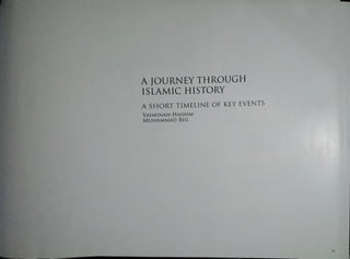 A journey through islamic history, a short timeline of key events ...