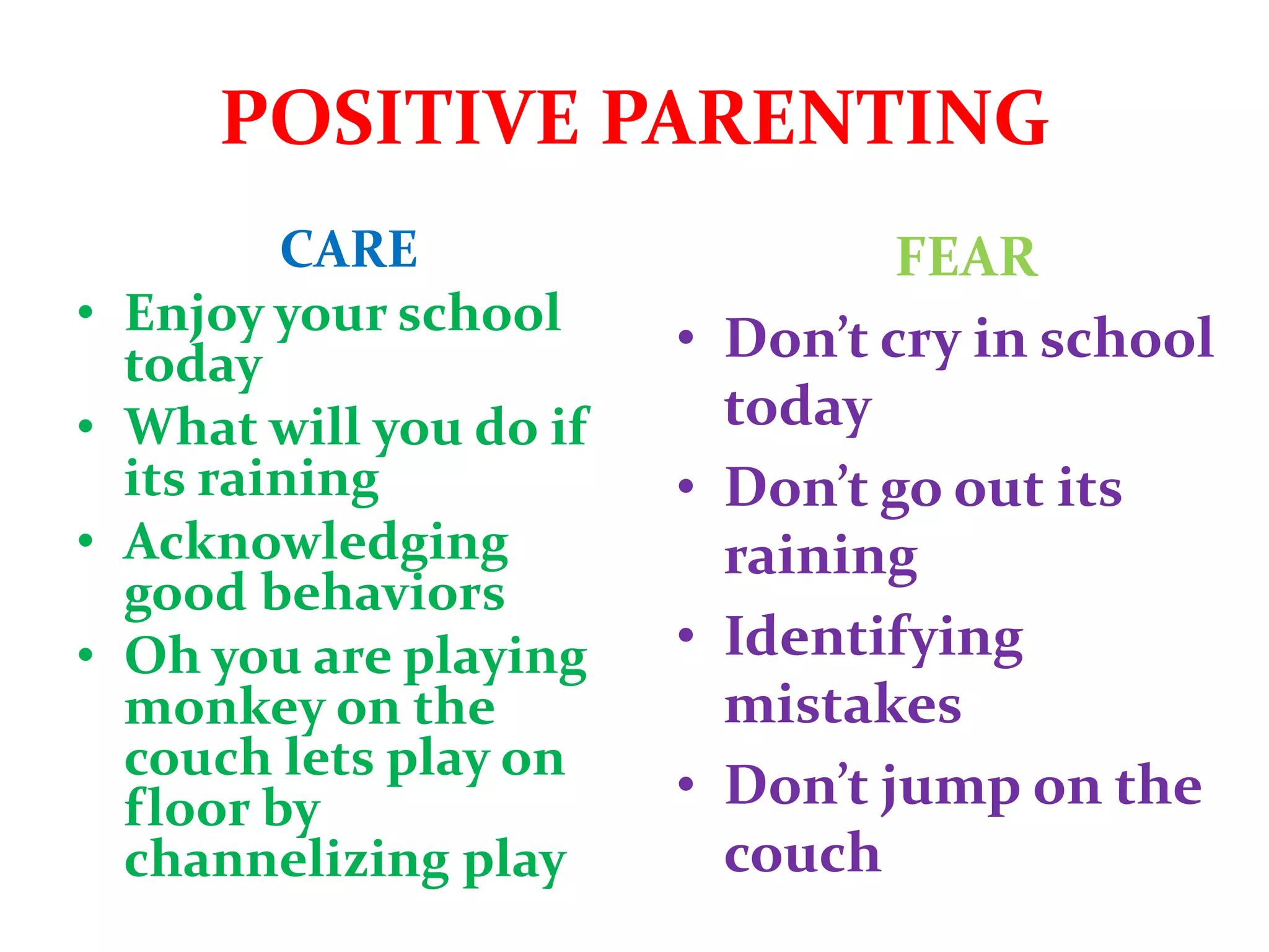 A journey towards effective parenting