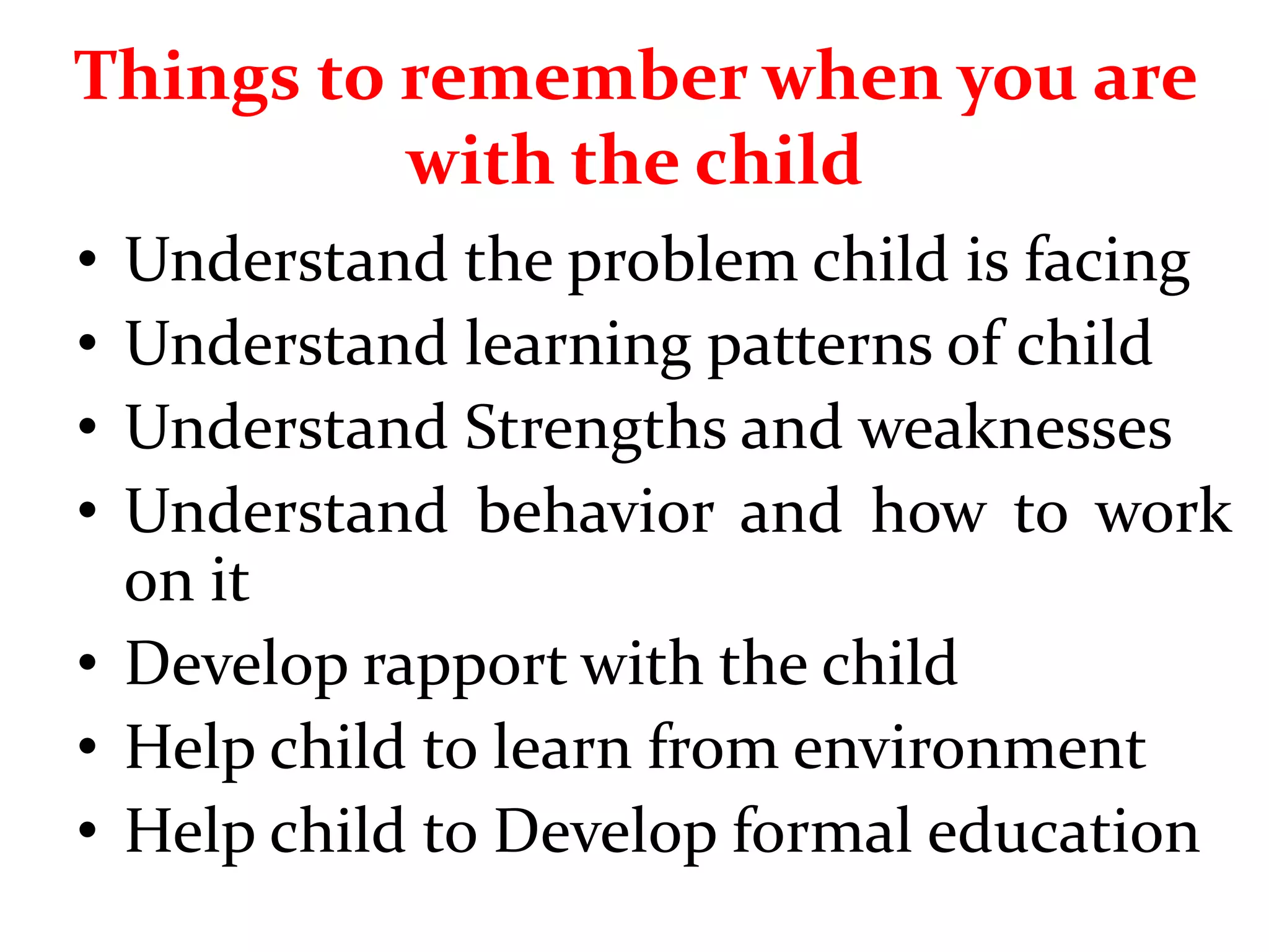 A journey towards effective parenting