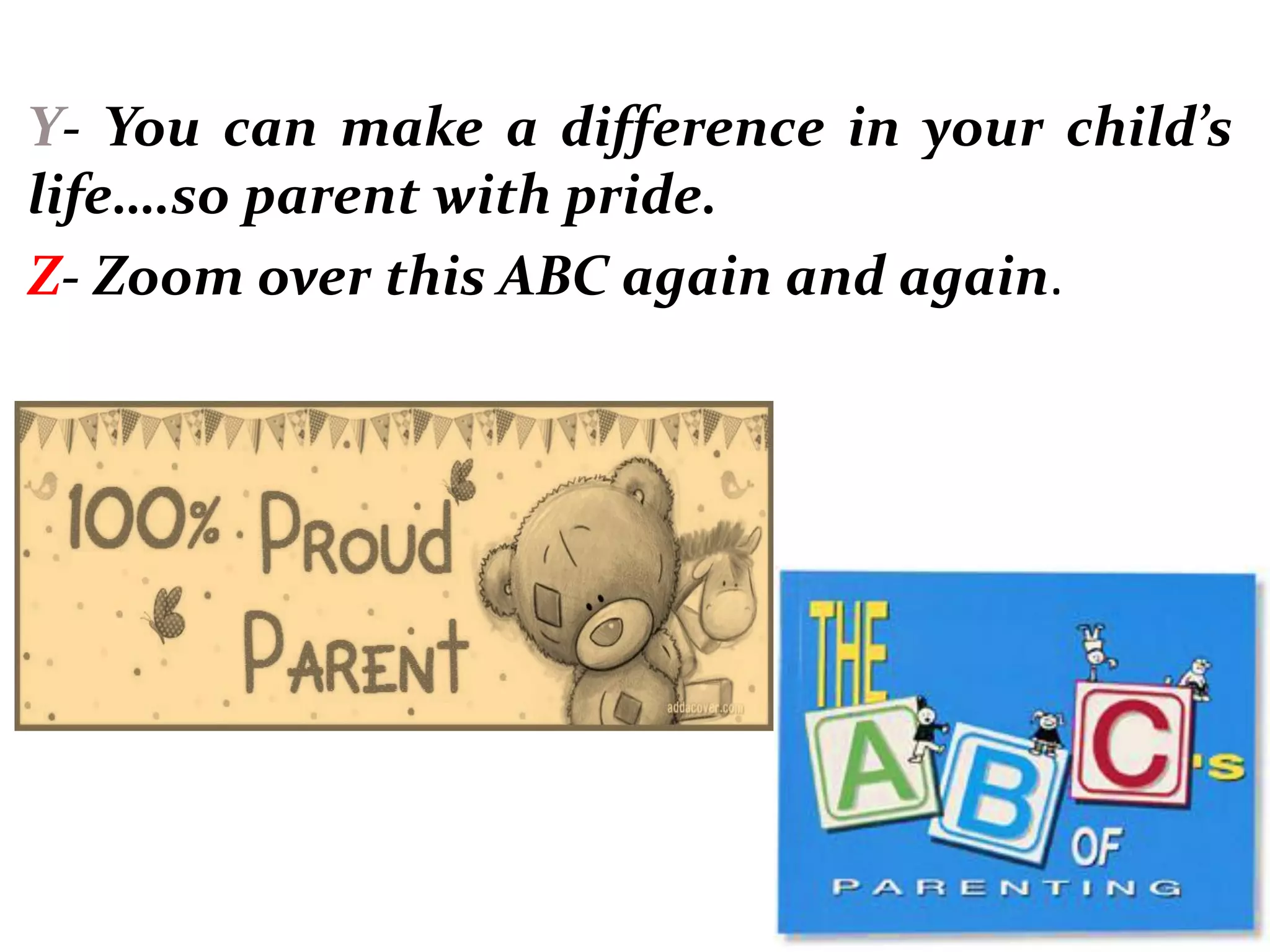 A journey towards effective parenting