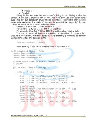 Ajp notes-chapter-01 | PDF