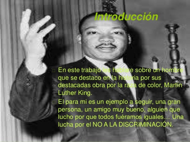 TRABAJO RELIGIÓN. Martín Luther King