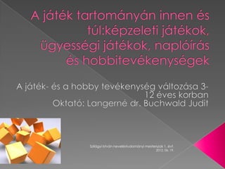 Szilágyi István neveléstudományi mesterszak 1. évf.
                                        2012. 06. 19.
 