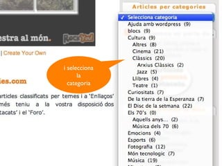 i selecciona la categoria 