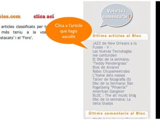 Clica a l’article que hagis escollit 